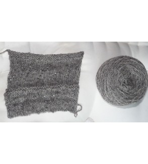 Laine couleur naturelle gris "granite"