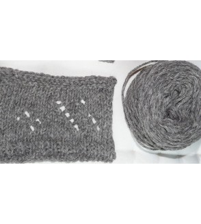 Laine couleur naturelle gris "granite"